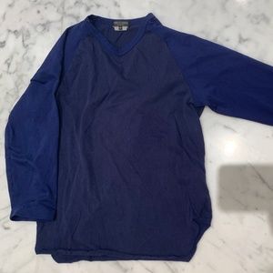 Comme De Garsons Long Sleeve Shirt - Blue/Mesh Arm